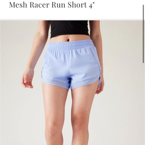 Mesh Racer Run Short 4" - Marble - Picture 4 of 5